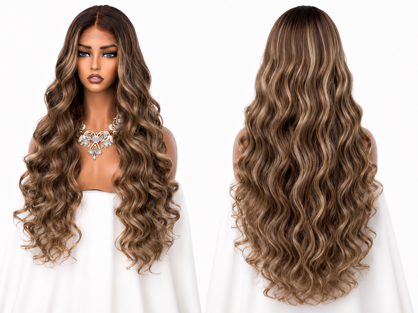 IBodied Hair Balayage HD Lace Wig HL23