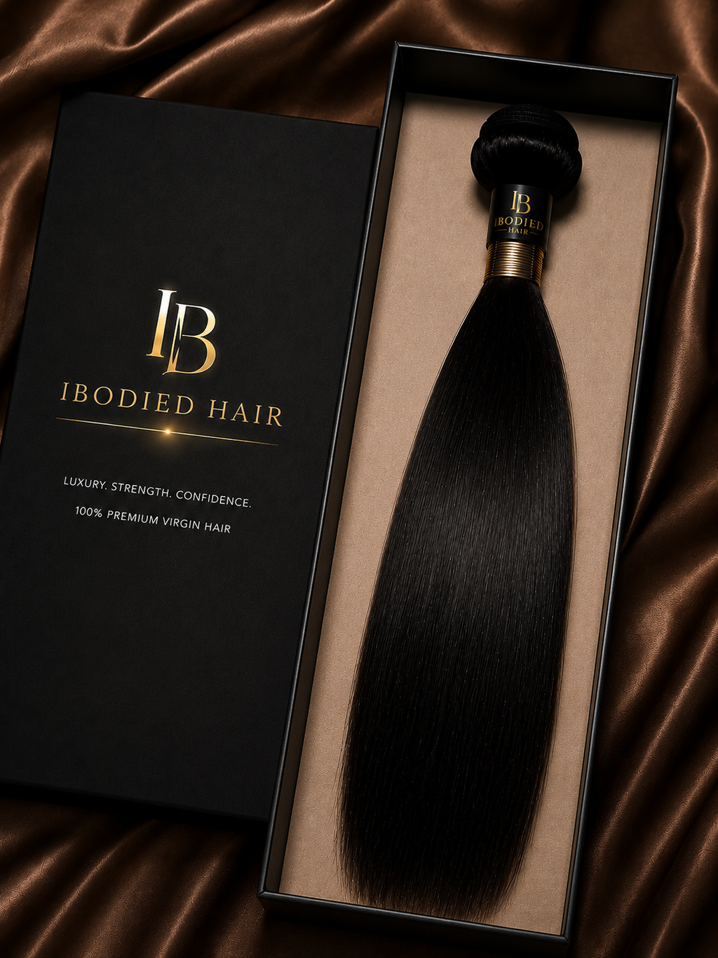 Black Straight Single Bundle